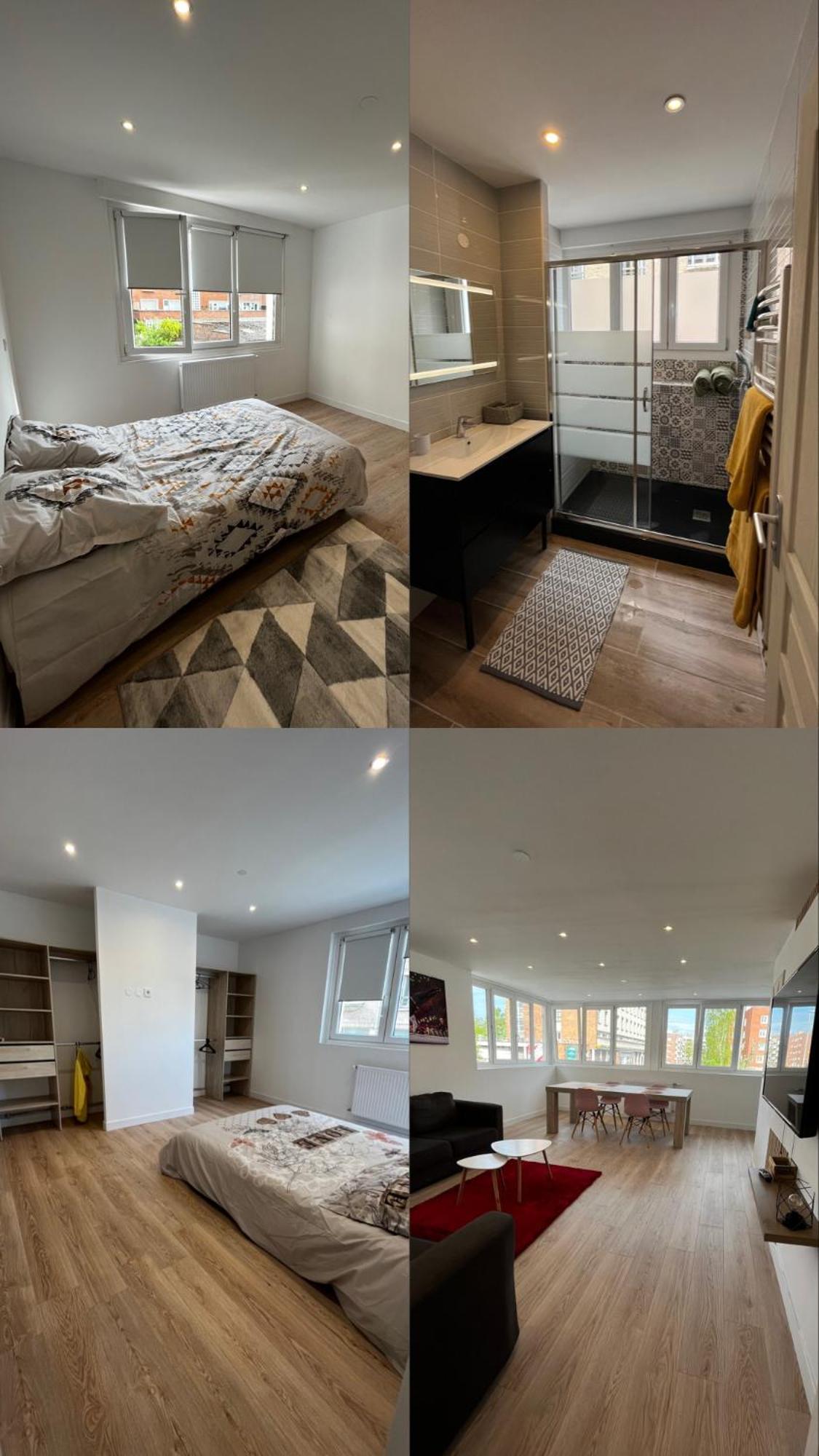 Grande Chambre Dans Loft A Deux Pas De La Plage Дюнкерк Экстерьер фото